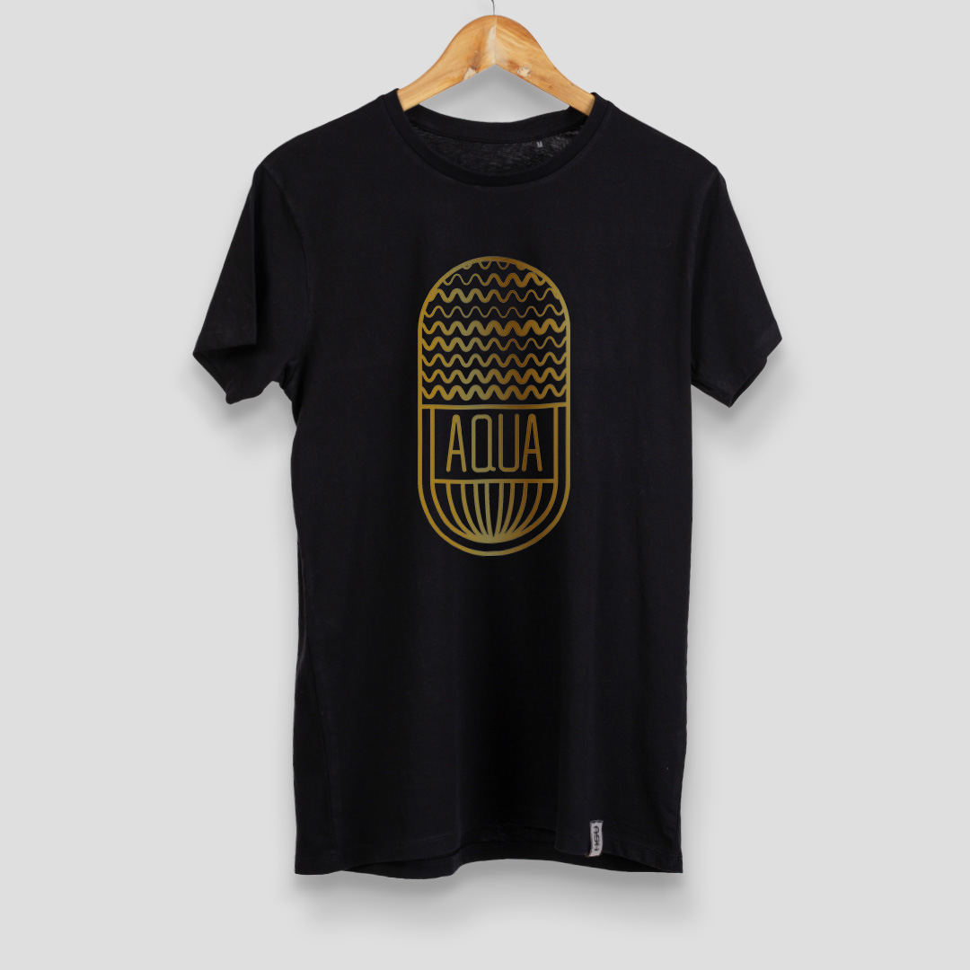 tricou Aqua_negru-embleme - ash store